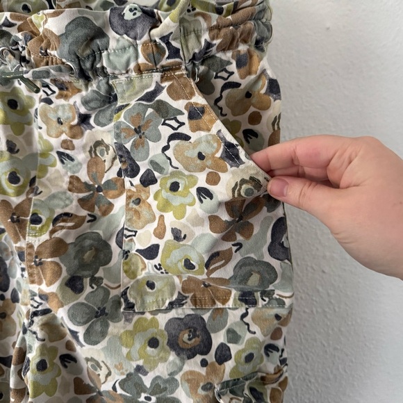 Free Assembly XL Floral Camo High Waist Cargo Pants Eclectic Streetwear Utility - Picture 6 of 16